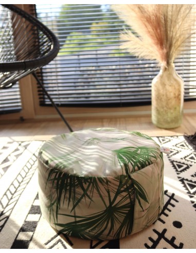 Poduszka zafu do medytacji z łuską gryki CLASSIC - Green Palms