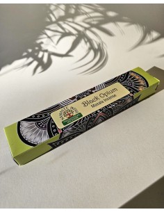 Namaste India Mandala naturalne kadzidełka - Black Opium